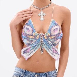 AKIRA ~FLY WITH ME BUTTERFLY TOP (NWT)